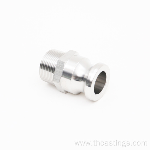 High-Quality Turning Parts aluminum Water Pipe thread Parts